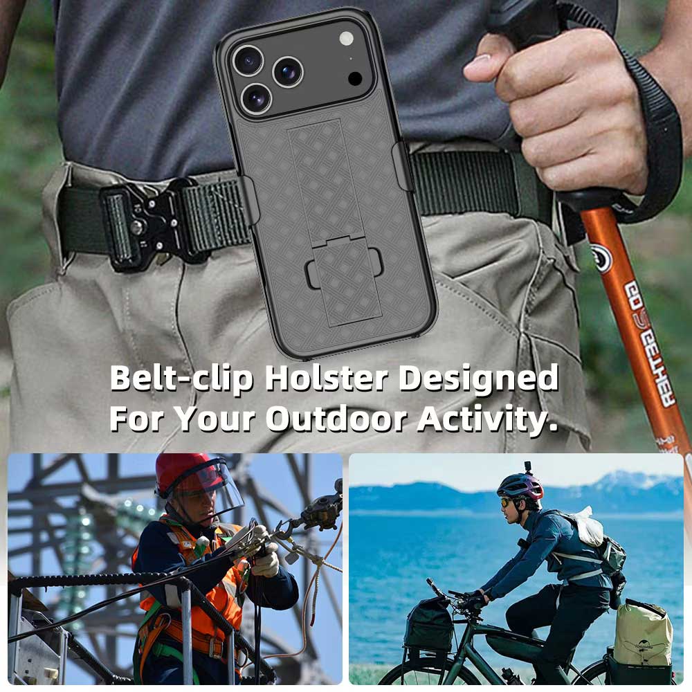 Case Belt Clip Holster Swivel Cover Kickstand Armor  - ONA82 2616-7