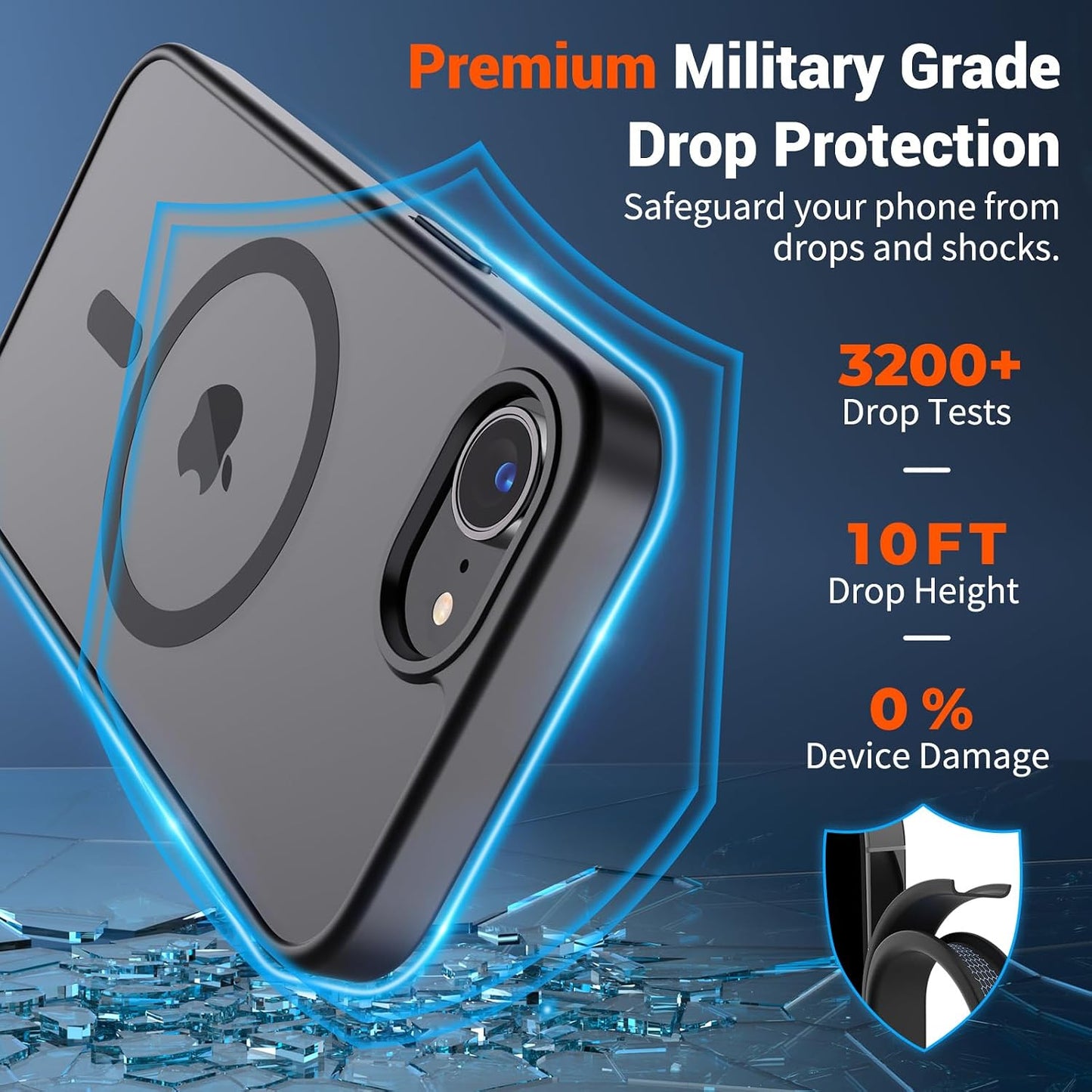 Magnetic Case Cover Armor Drop-Proof Defender Protective  - ONXW85 2426-4