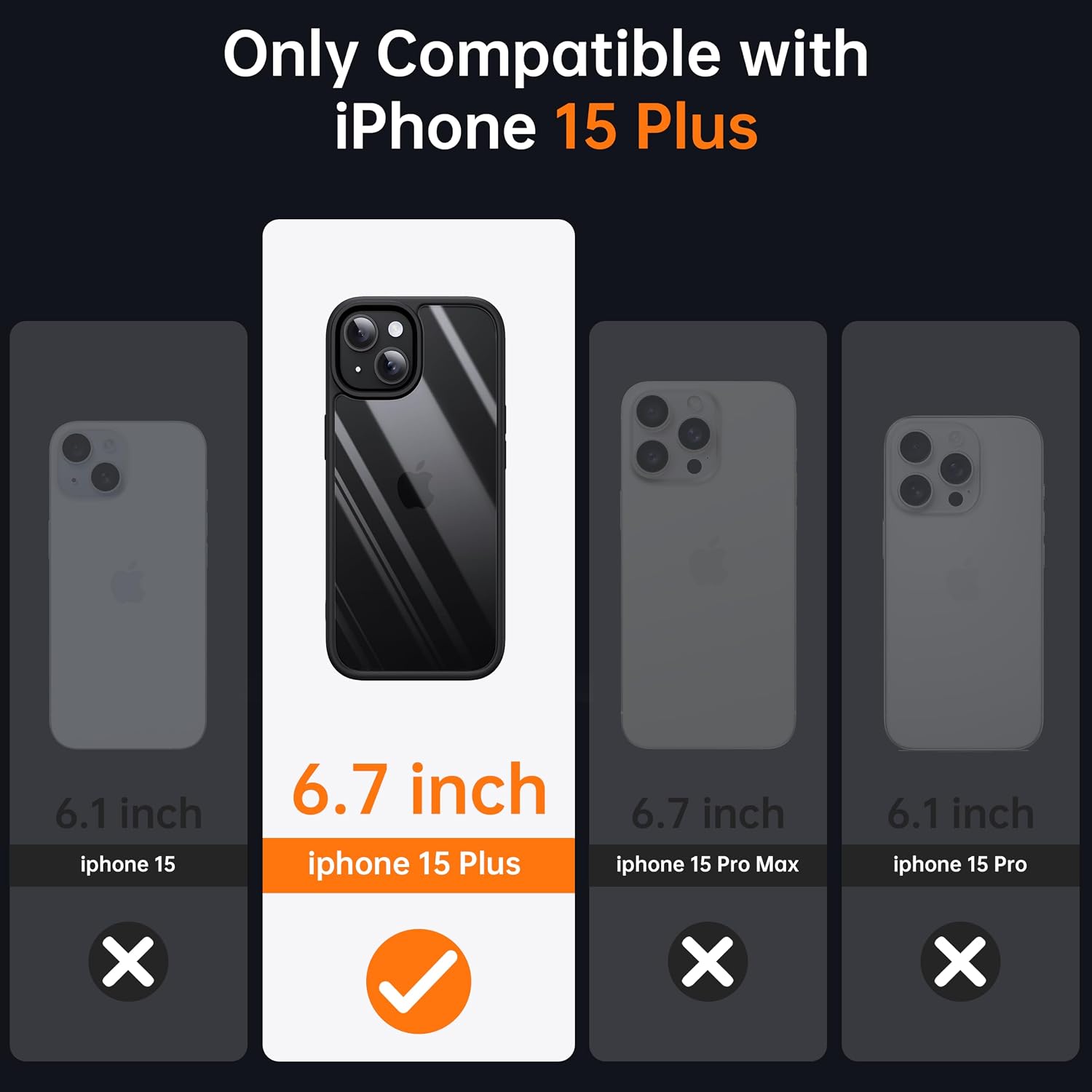 Case Cover Shockproof Non-Slip Armor Military Drop Protection  - ONXW283 2647-7