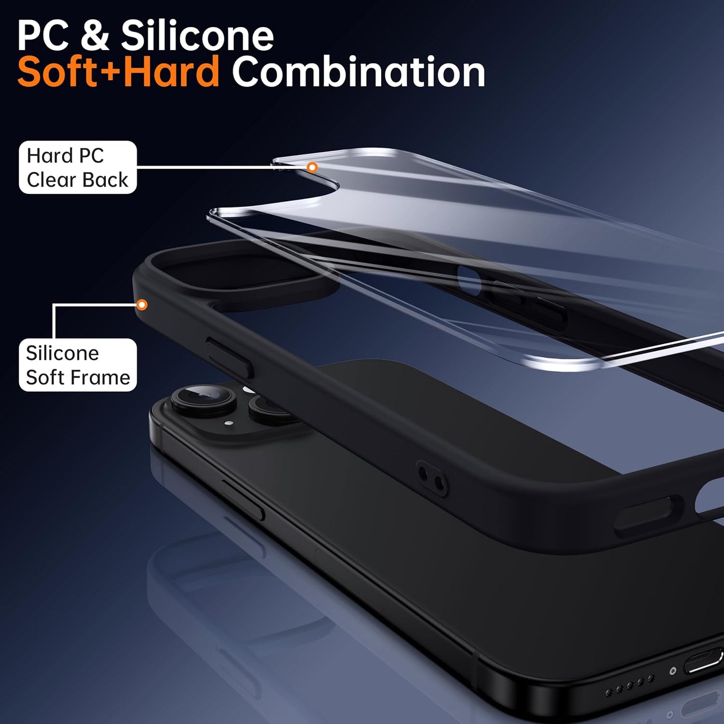 Case Cover Shockproof Non-Slip Armor Military Drop Protection  - ONXW283 2647-6