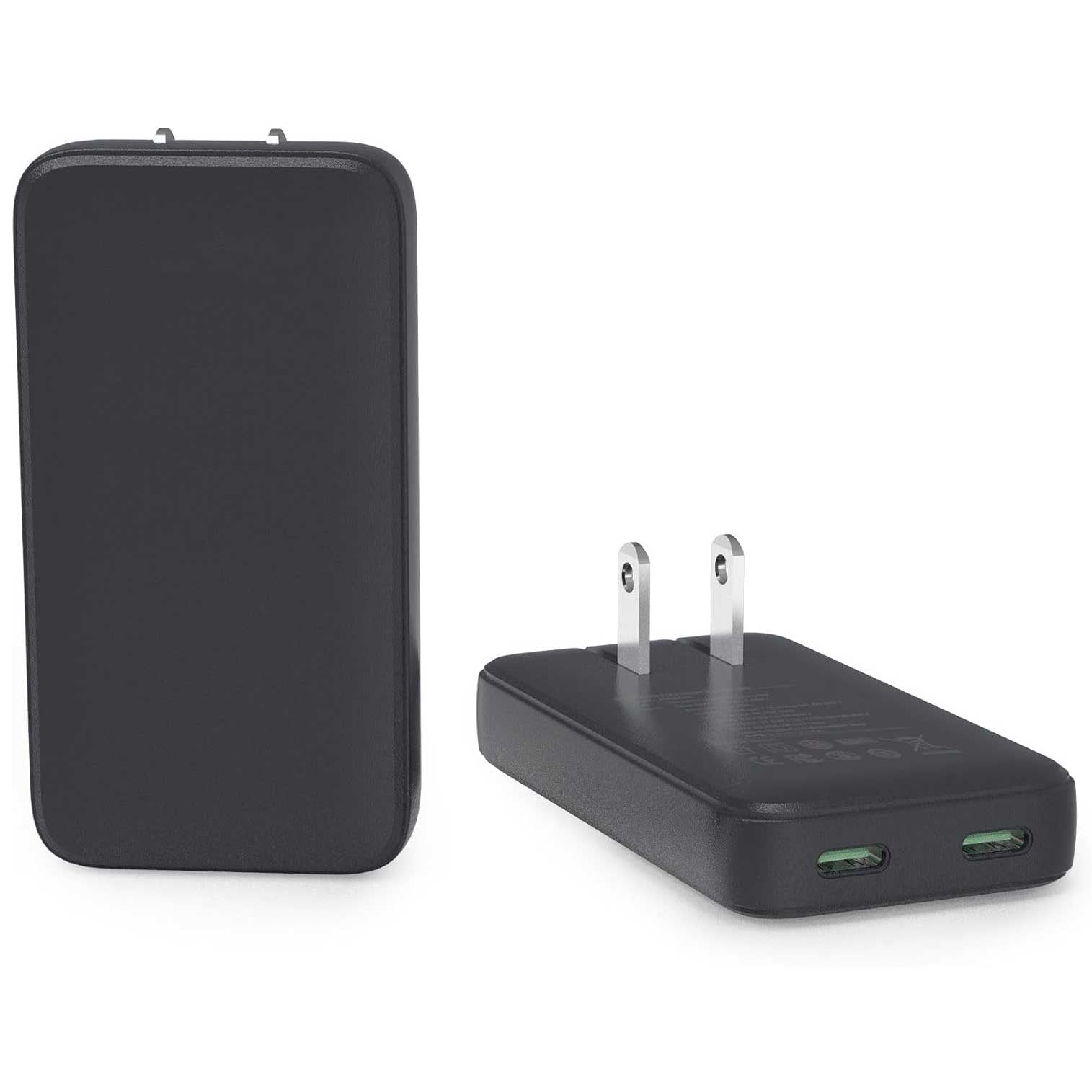 45W Wall Charger Adaptive Fast 2 USB-C Port Power Adapter Foldable Plug   - ONXW191 2541-1