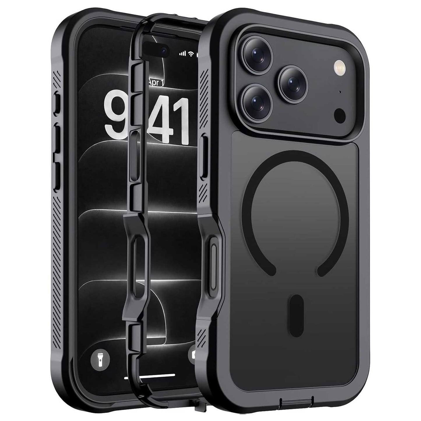 Magnetic Case Military Grade Heavy Duty Non-Slip Shockproof Dual Layer  - ONXW254 2611-1