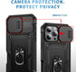 Hybrid Case Cover Metal Ring Lens Protects Kickstand Shockproof Armor  - ONXW110 2458-4