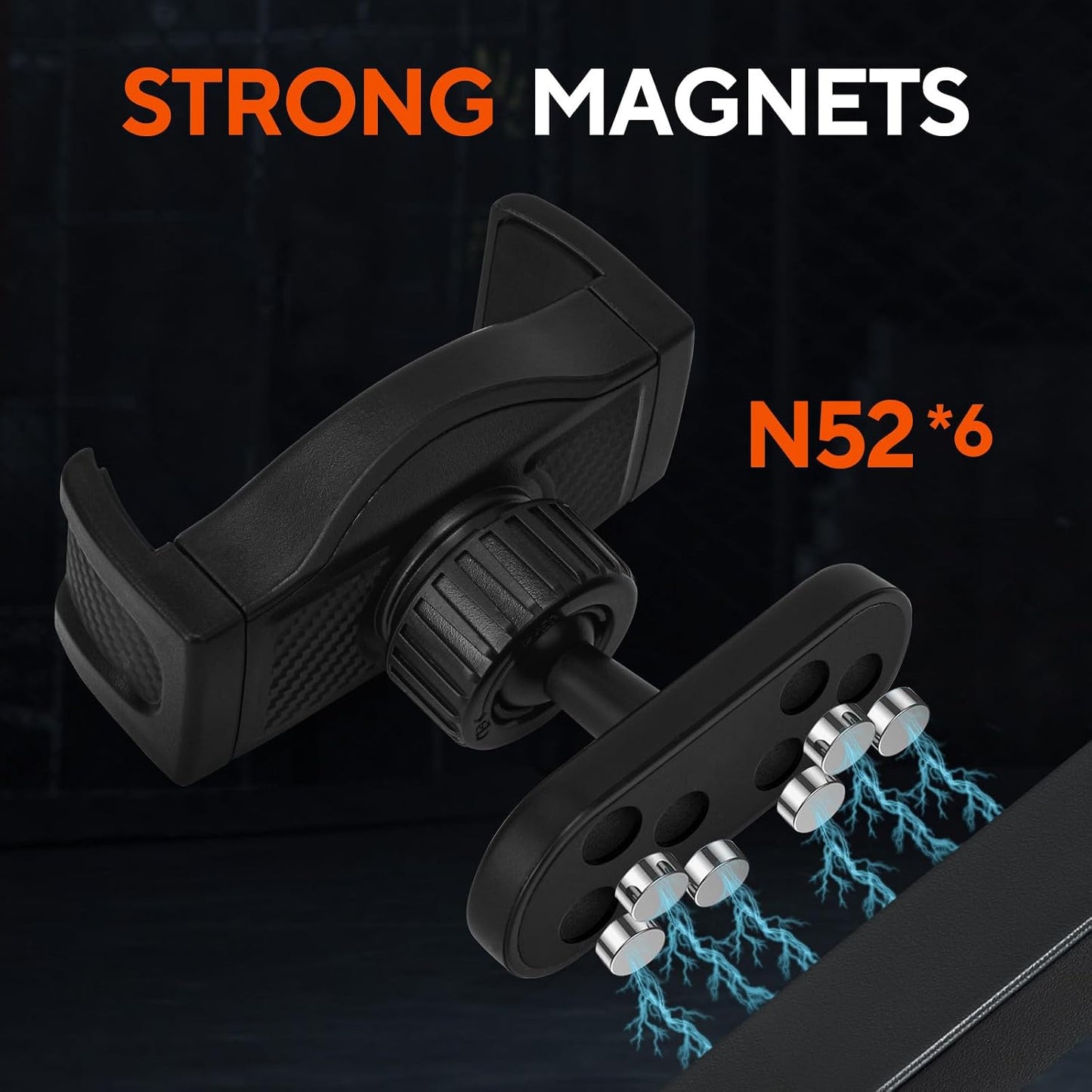 Magnetic Holder Phone Mount Gym Stand 360 Degree Rotation  Hands Free  Cradle  - ONXW256 2617-2