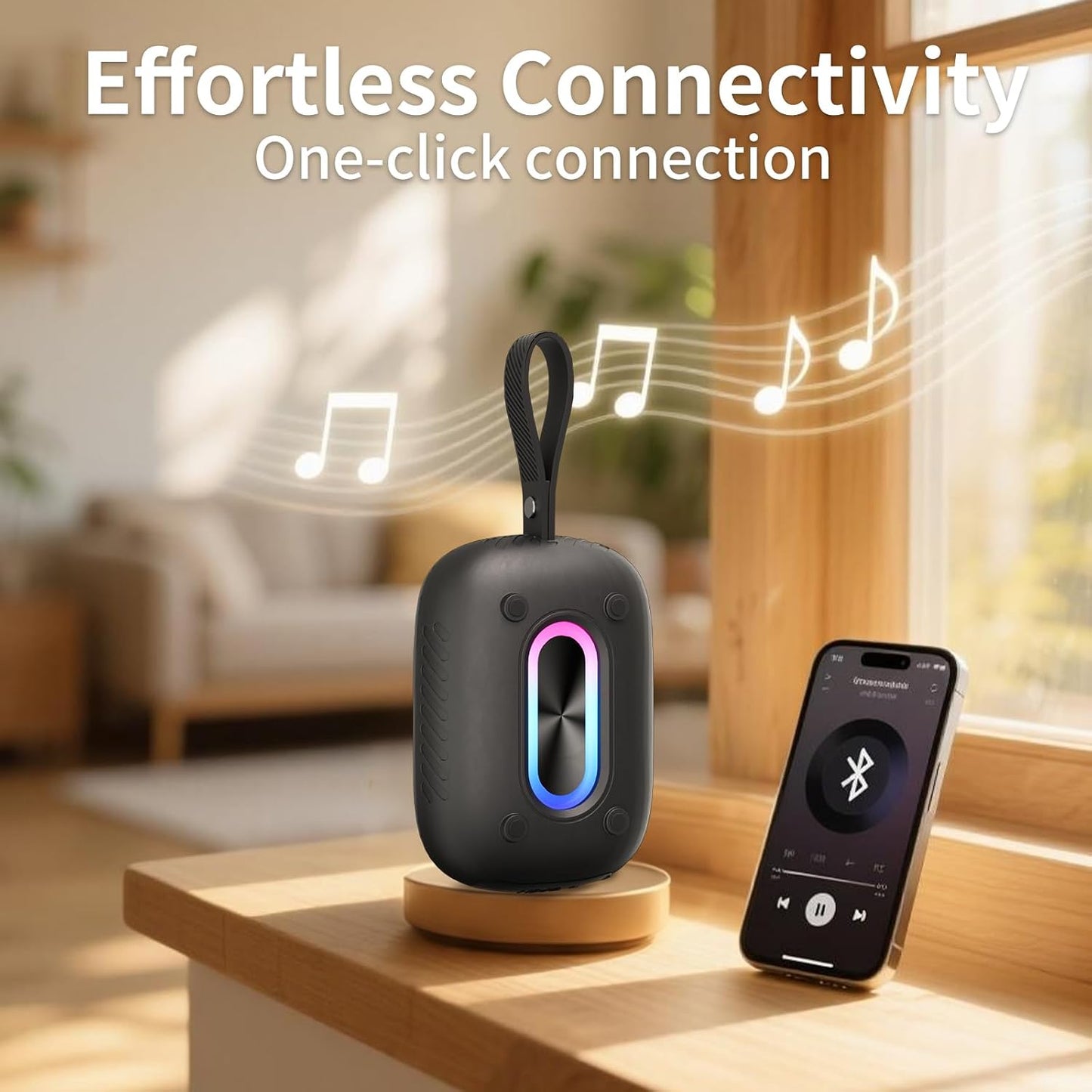 Waterproof Shower  Wireless Speaker Audio  Multimedia Black  - ONXW221 2576-4