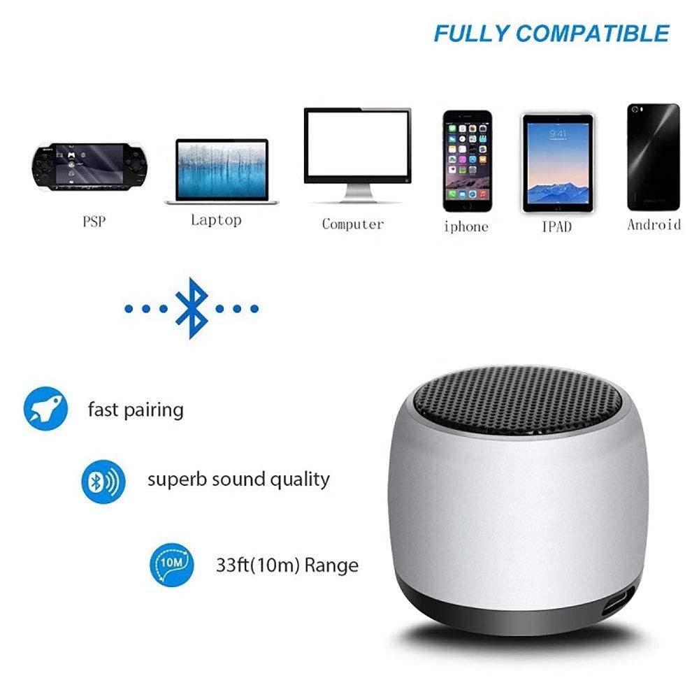  Wireless Speaker   Mini   Hands-free Microphone  Audio Multimedia  Rechargeable   - ONG31 2021-7