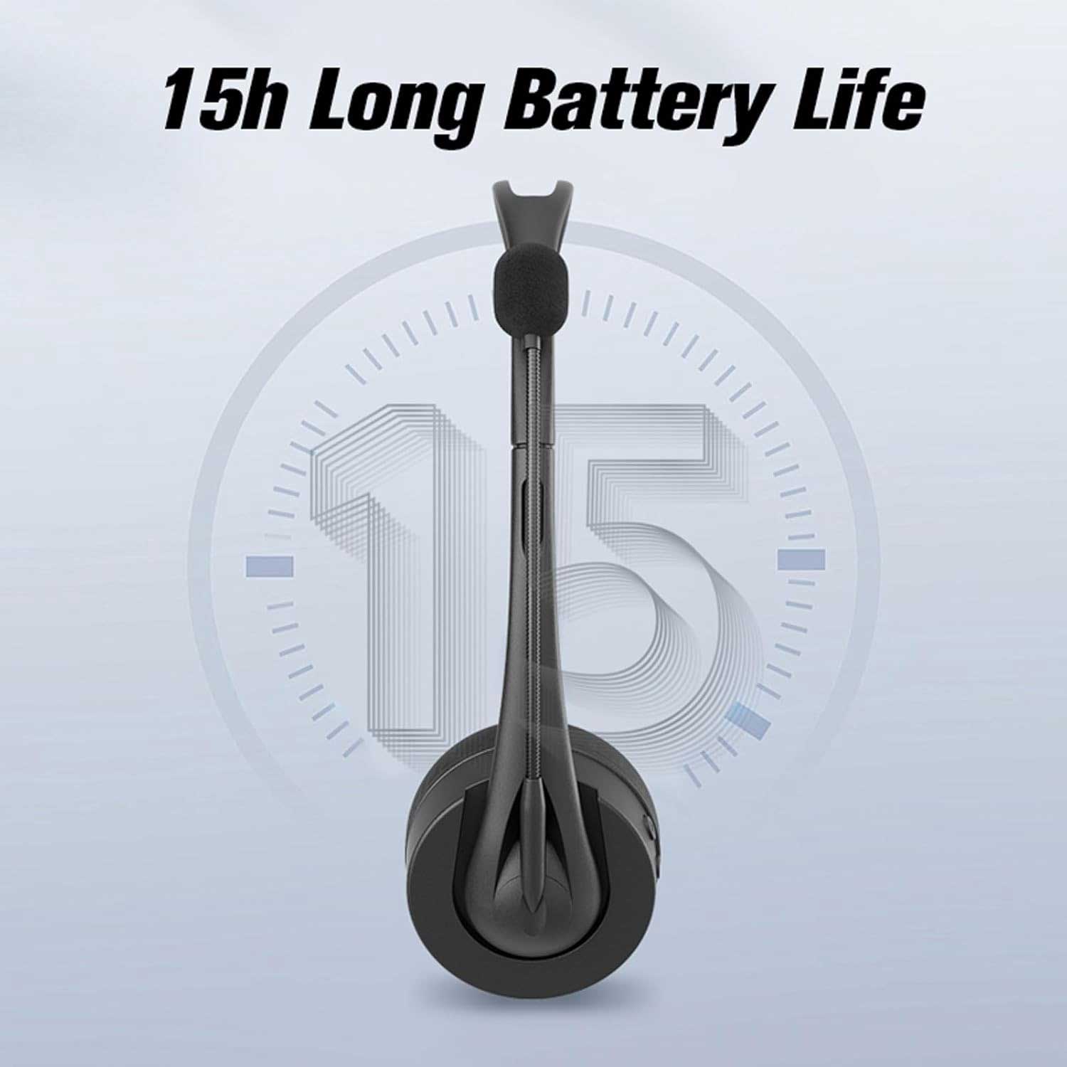 Wireless Headset Mic Headphone Bluetooth Earphone Hands-free  - ONY01 2252-5