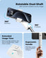 White Selfie Stick  Wireless Built-in Tripod Remote Shutter Self-Portrait Extendable  - ONXW246 2603-4