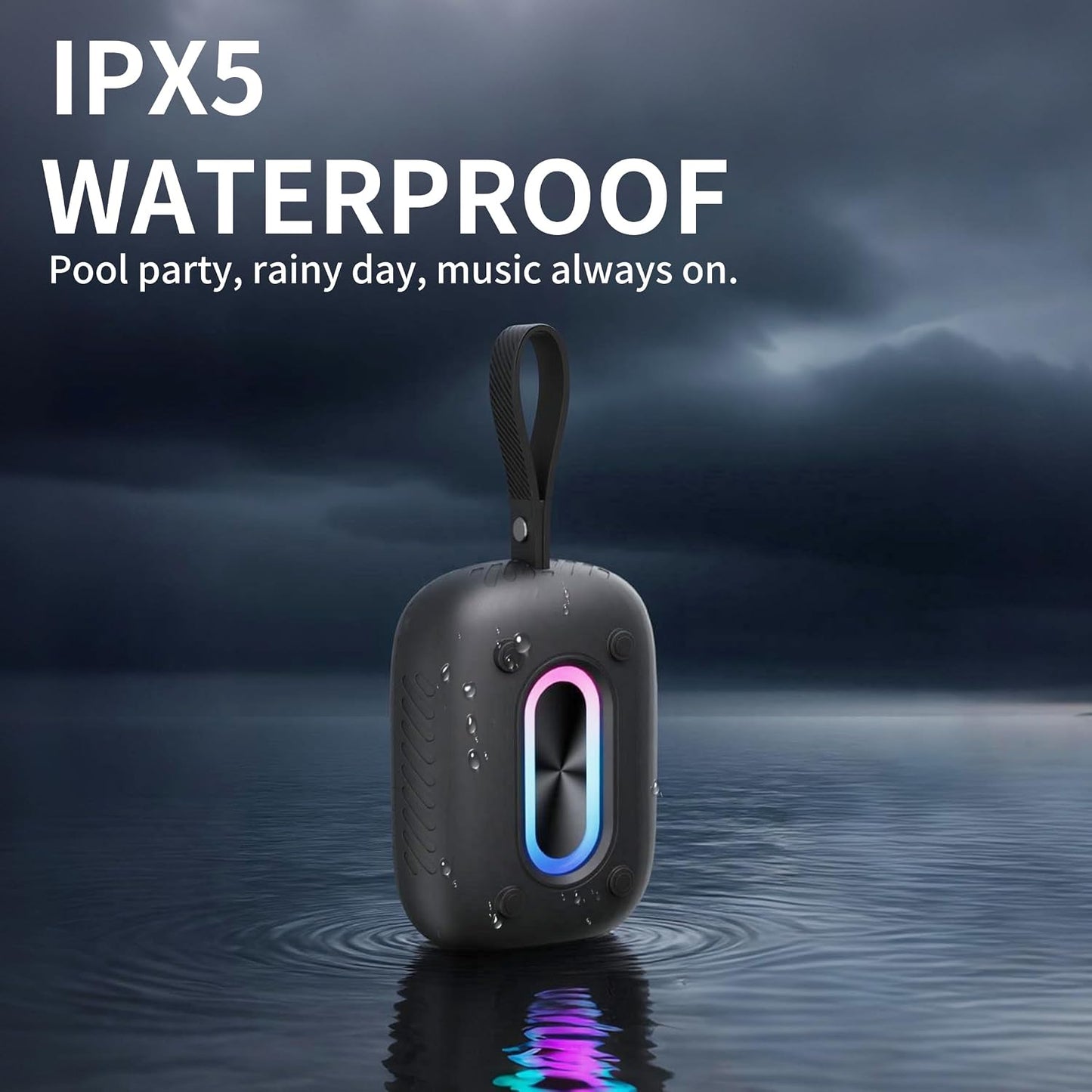 Waterproof Shower  Wireless Speaker Audio  Multimedia Black  - ONXW221 2576-2