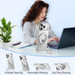 Metal Magnetic Ring Phone Holder Kickstand Folding Desk Stand Silver Color  - ONXW220 2570-7