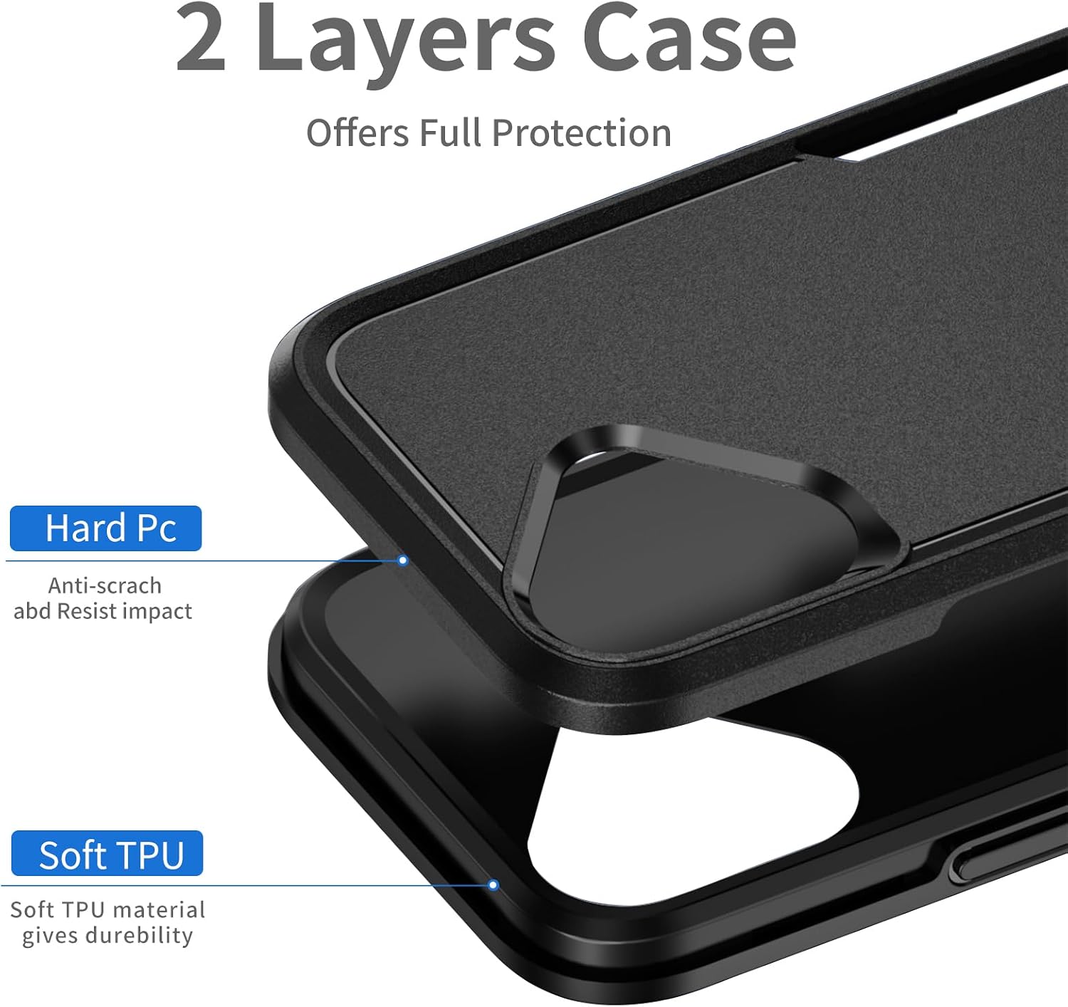 Case Cover Dual Layer Shockproof Non-Slip Armor  - ONXW150 2499-3