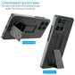 Case with Belt Clip Swivel Holster Combo Cover w Kickstand Armor Drop-Proof  - OND10 2215-5