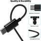 Wired TYPE-C Earphones USB-C Earbuds Magnetic Headphone w Mic Headset Earpieces  - ONC96 2575-5