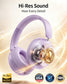 Purple Wireless Headphones  Foldable Headset w Mic Earphones Earbuds  - ONXW268 2629-3