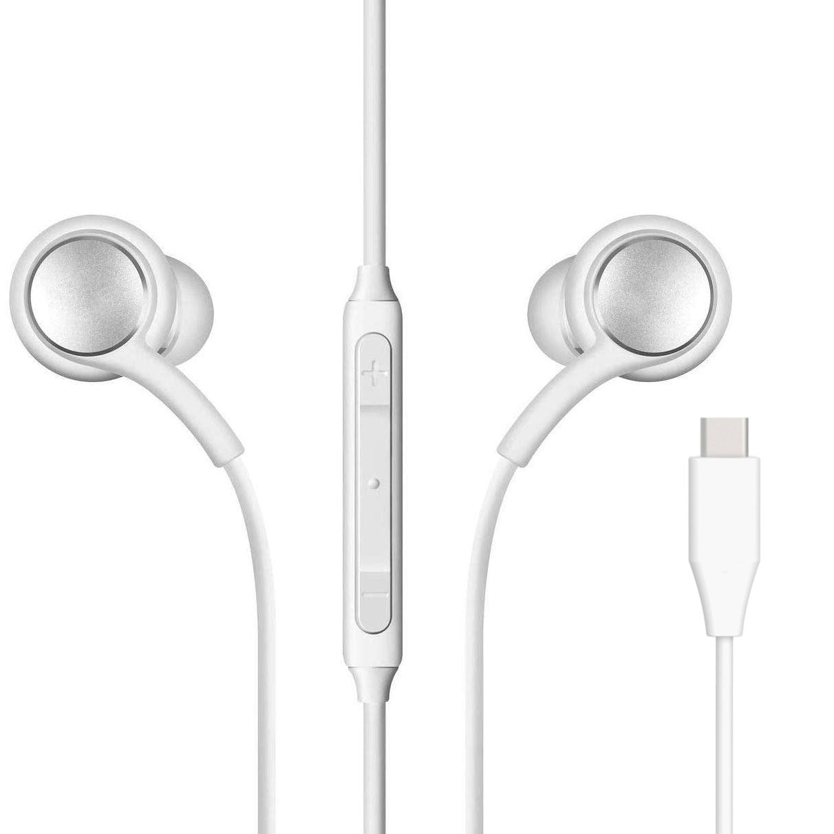 TYPE-C Earphones Headphones  USB-C Earbuds   w Mic  Headset Handsfree   - ONXG60 2085-1