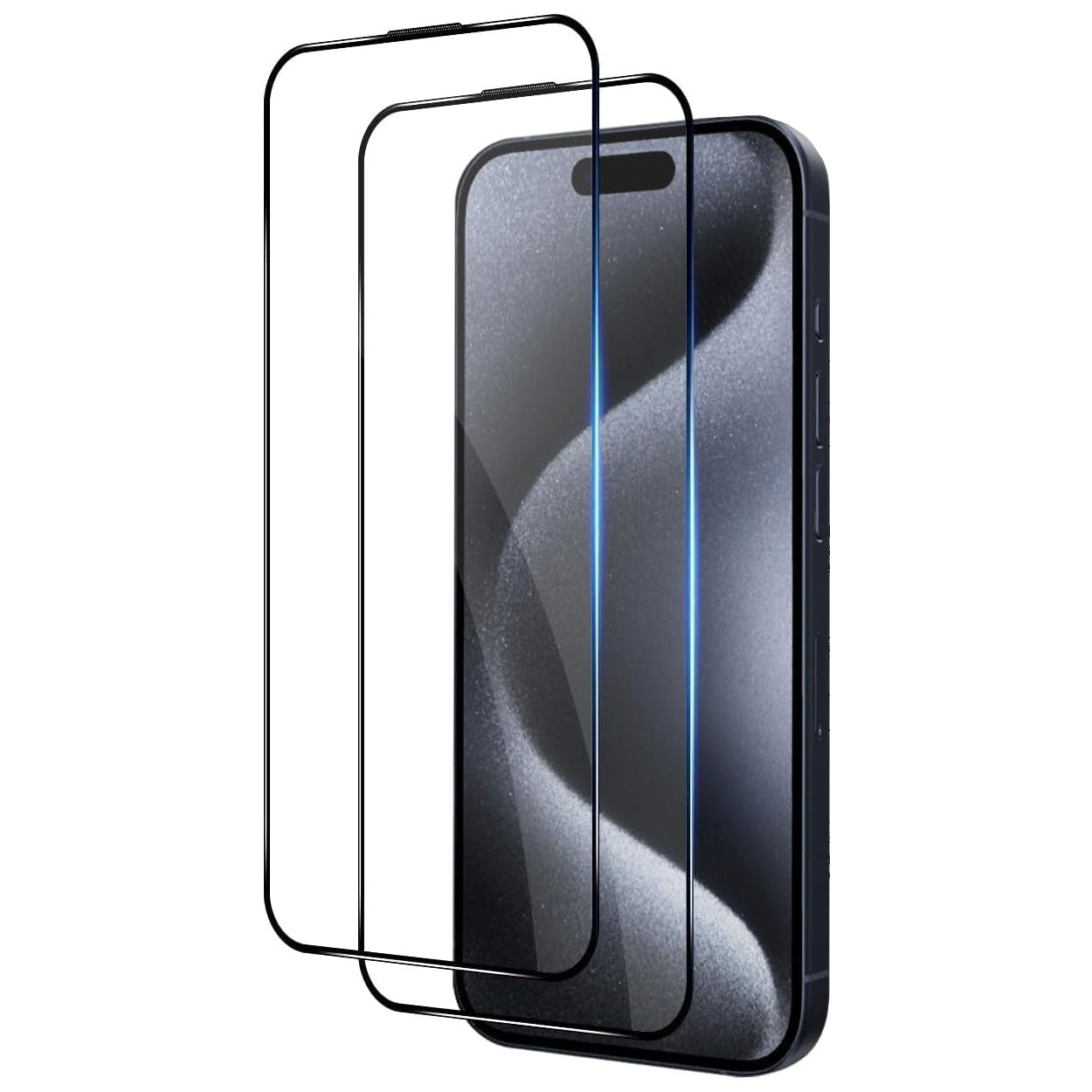 2 Pack Screen Protector Matte Tempered Glass HD Clear  Full Cover 9H Hardness Case Friendly  - ON2SP52 2271-1