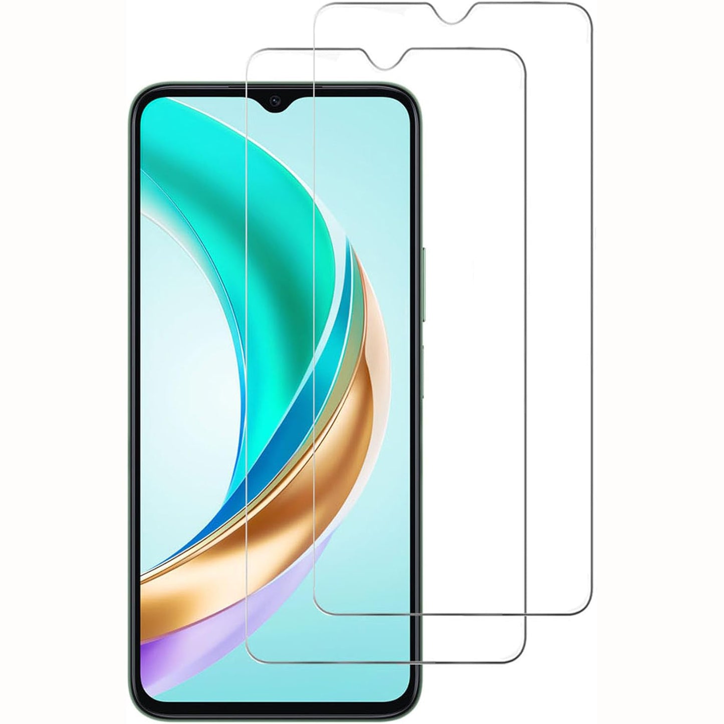 2 Pack Screen Protector Tempered Glass HD Clear Full Cover (Fingerprint Unlock) 9H Hardness  - ON2SP86 2327-1