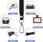 Black 2 Pack Phone Lanyard Holder Adjustable 1 Pcs Neck Straps 1 Pcs Wrist Straps For Phone Cases  - ONXW273 2634-7