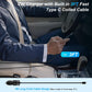 48W Fast Car Charger USB-C Power Adapter Straight Type-C Cable Extra USB Port DC Socket  - ONXW238 2594-6