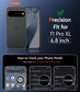 2 Pack Privacy Screen Protector Tempered Glass Anti-Spy Anti-Peep 9H Hardness 3D Edge  - ON2SP94 2455-9
