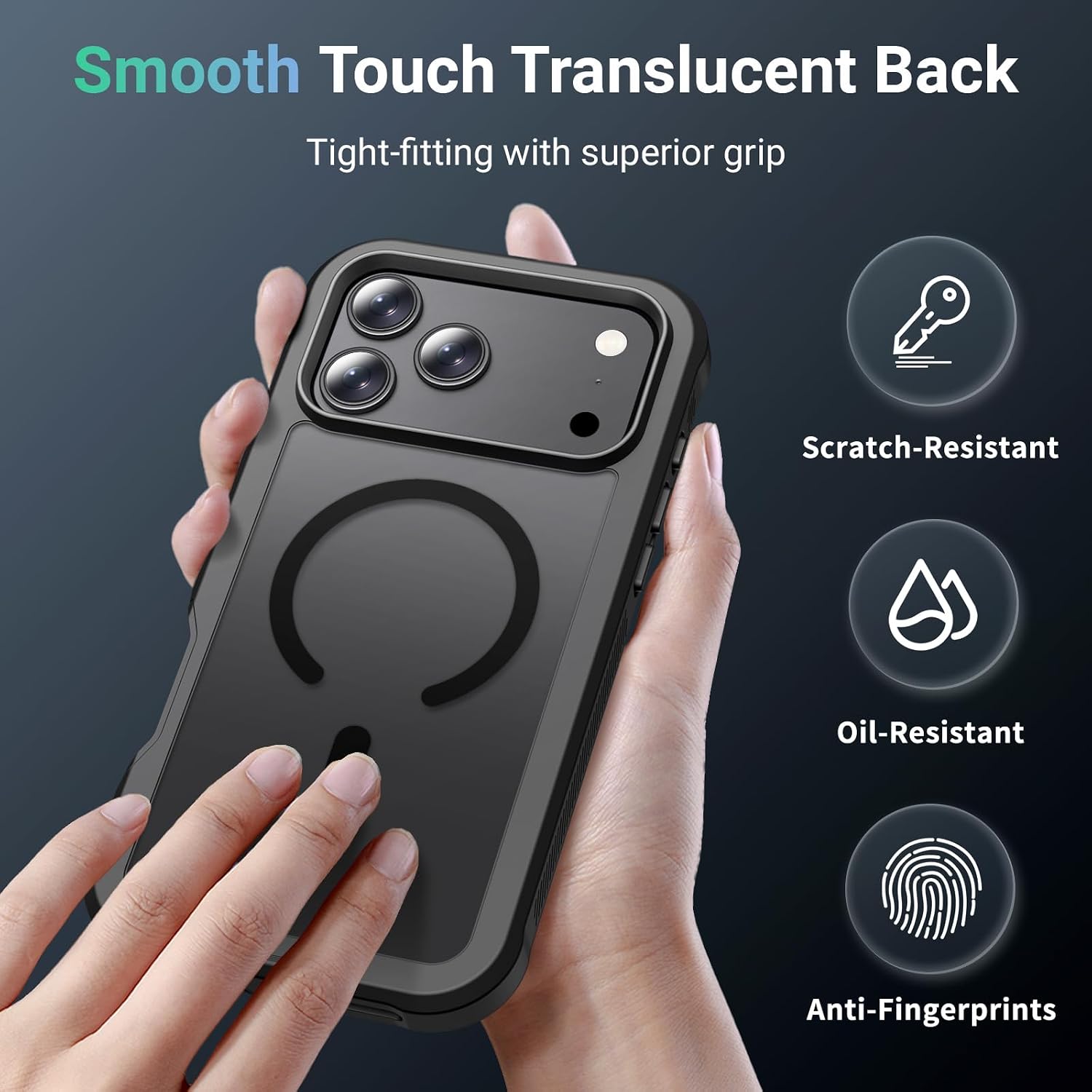 Magnetic Case Military Grade Heavy Duty Non-Slip Shockproof Dual Layer  - ONXW254 2611-6