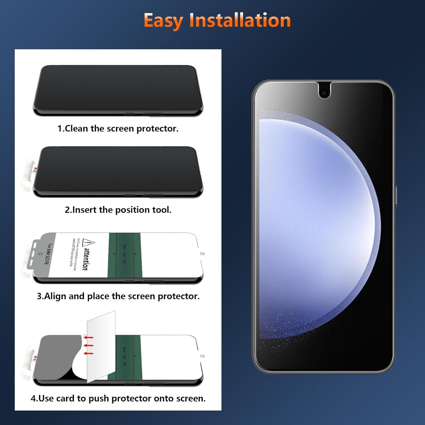 2 Pack Matte Screen Protector TPU Film Anti-Glare Anti-Fingerprint Fingerprint Works 3D Edge  - ON2SP28 2222-5