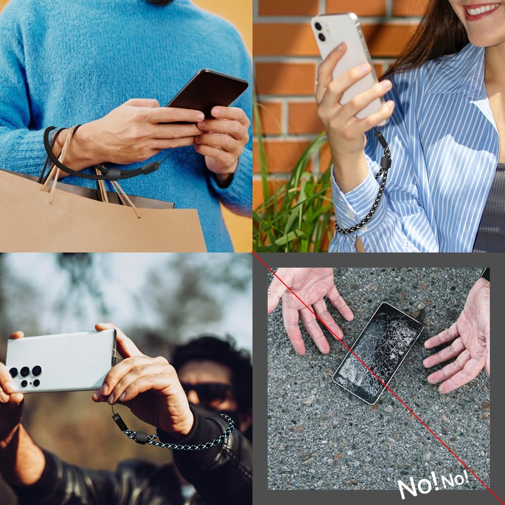 5 Pack Phone Lanyard Adjustable Wrist Straps For Phone Cases  Strong Holder  - ONXW266 2627-2