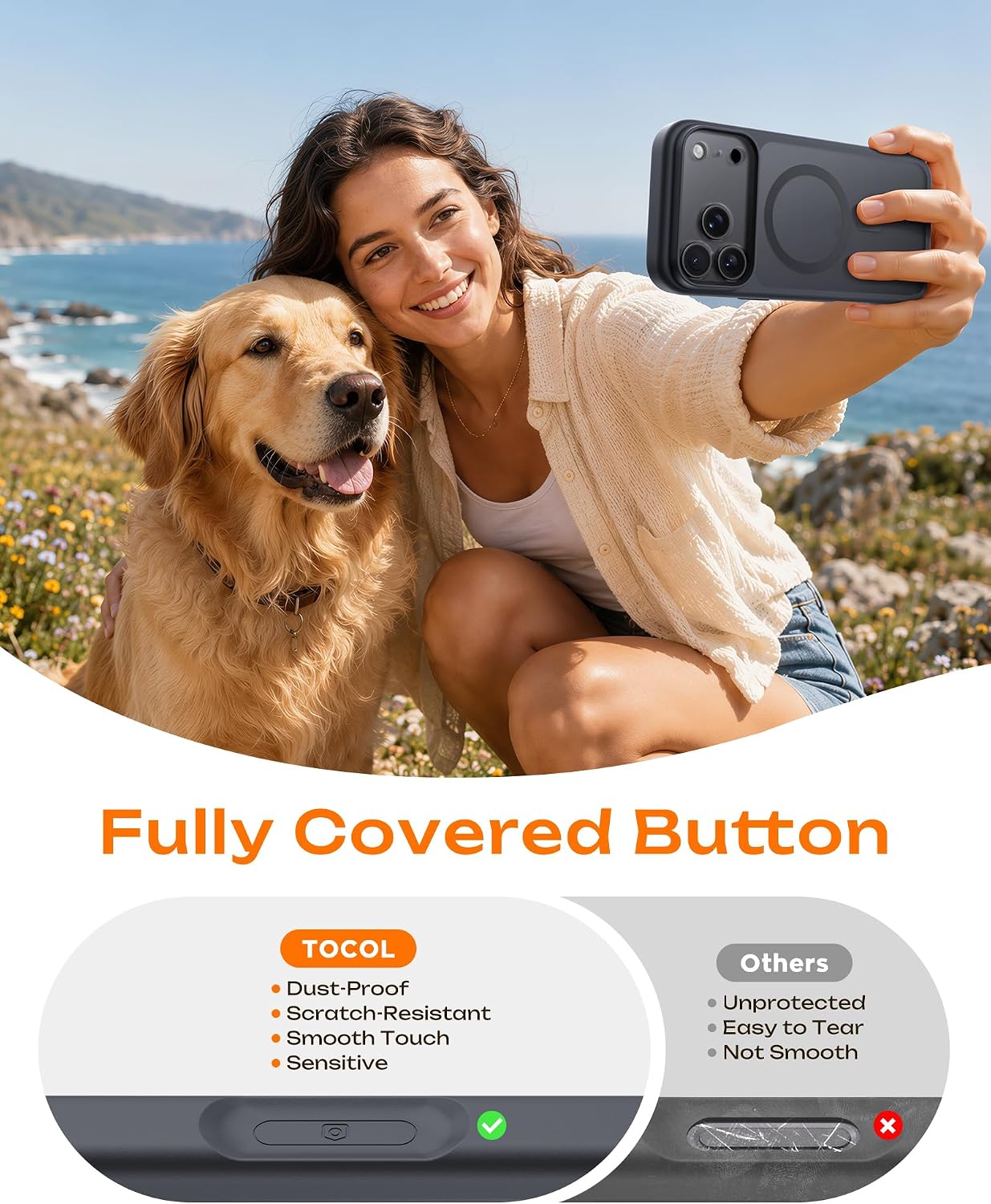 Magnetic Case Cover Armor Drop-Proof Defender Protective  - ONXW252 2609-6