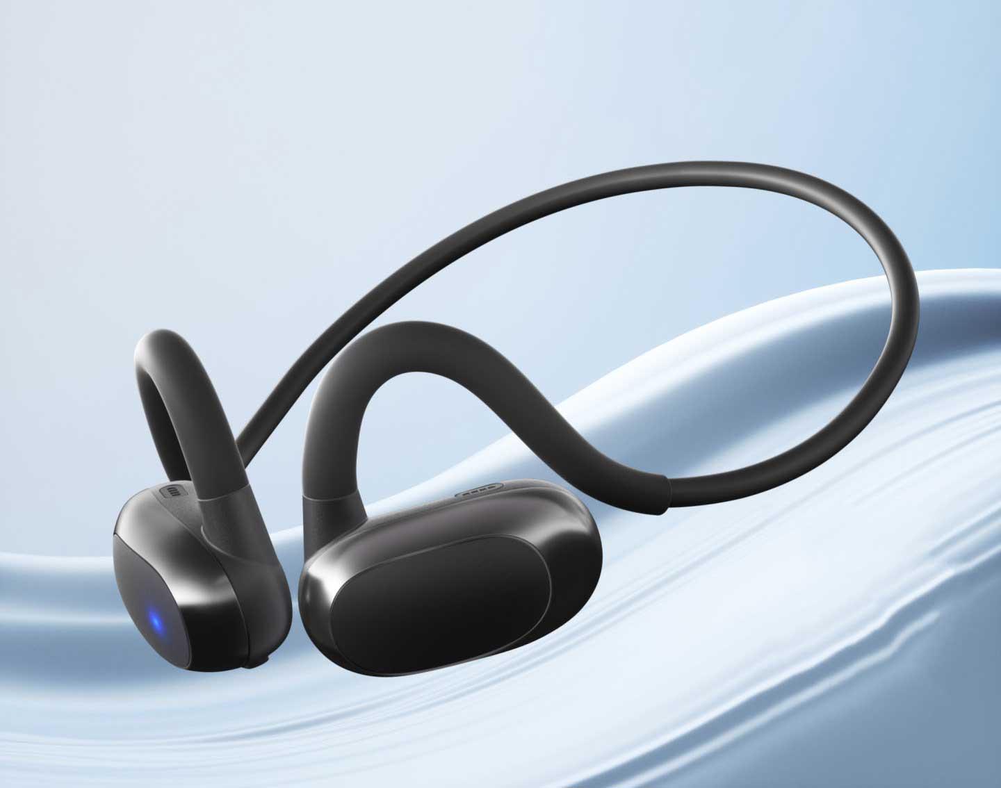 Bone Conduction Wireless Headphones Sports Earphones Neckband Open-Ear Earbuds Headset Hi-Fi Sound Hands-free Mic  - ONF21 2251-2