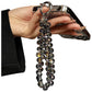 Beaded Phone Lanyard Wrist Strap For Phone Cases  Black  - ONXW281 2642-1