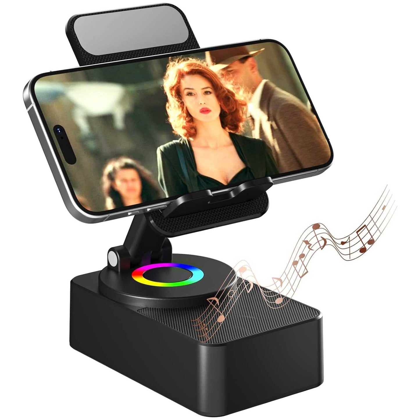Wireless Speaker Desk Stand Audio Foldable Multimedia LED Lights  - ONXW17 2353-1