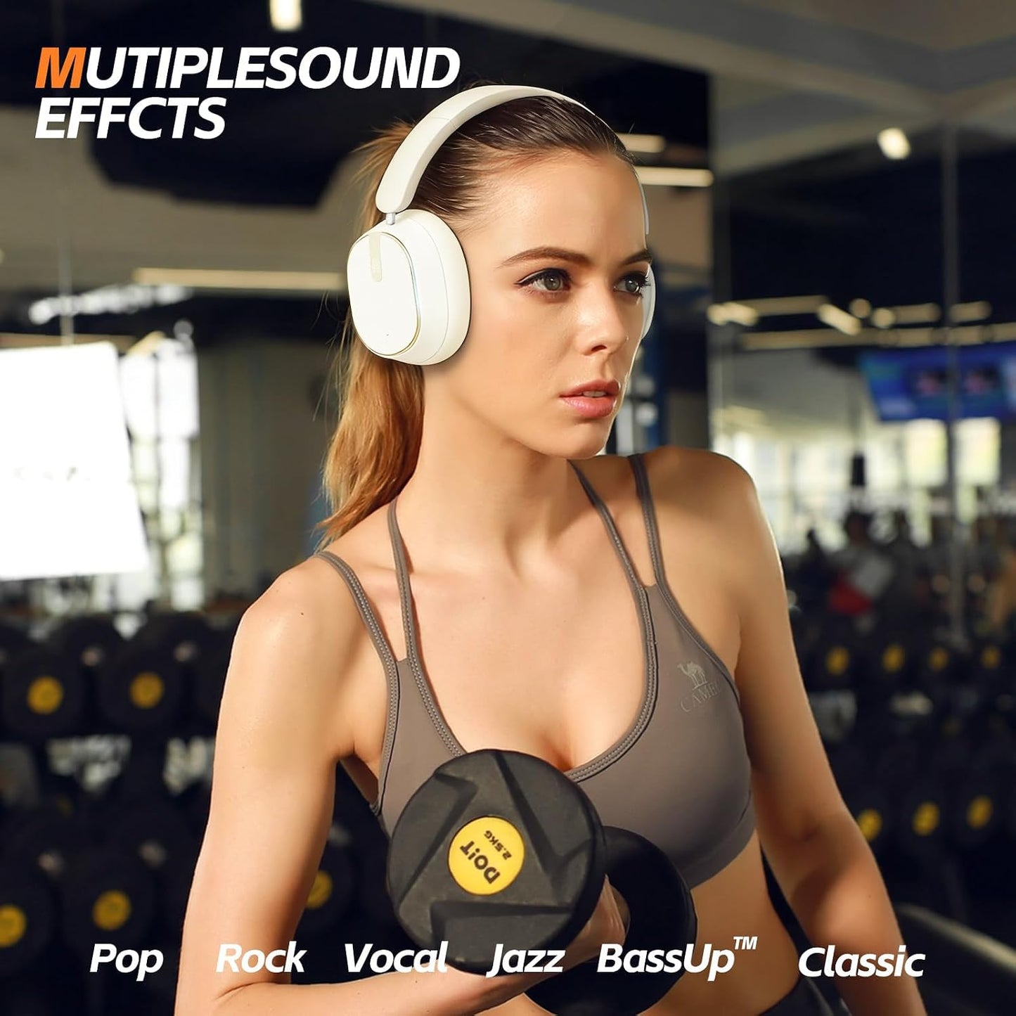 Wireless Headphones Foldable Headset w Mic Earphones Earbuds  - ONXW141 2490-7