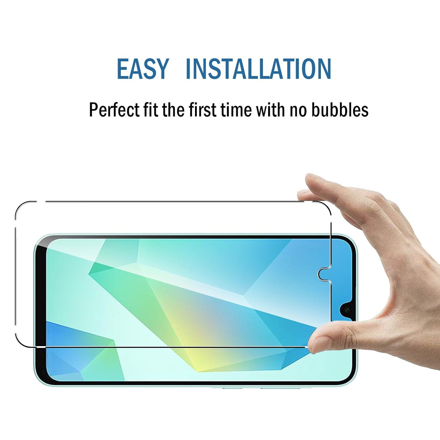 2 Pack Screen Protector Tempered Glass HD Clear Full Cover (Fingerprint Unlock) 9H Hardness  - ON2SP72 2310-5