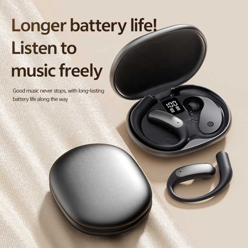 Wireless Ear-hook OWS Earphones  Bluetooth Earbuds Over the Ear Headphones True Stereo Charging Case Hands-free Mic   - ONF25 2331-5