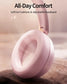 Pink Wireless Headphones Foldable Headset w Mic Earphones Earbuds  - ONXW269 2630-5