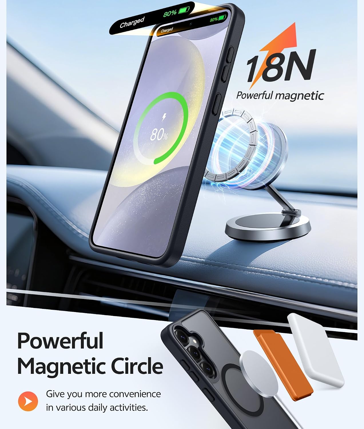 Magnetic Case  Cover Armor Drop-Proof  Defender Protective  - ONXW19 2355-2