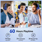 Wireless Headphones Foldable Headset w Mic Earphones Earbuds  - ONXW131 2480-2