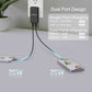 45W Wall Charger Adaptive Fast 2 USB-C Port Power Adapter Foldable Plug   - ONXW191 2541-4