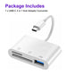 3-in-1 USB-C Adapter Card Reader MicroSD Slot TYPE-C   - ONP21 2254-7
