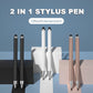 3 Pcs Stylus Touch Screen Pen  Lightweight Plastic  Black, White, Rose Gold  - ONXW260 2621-2
