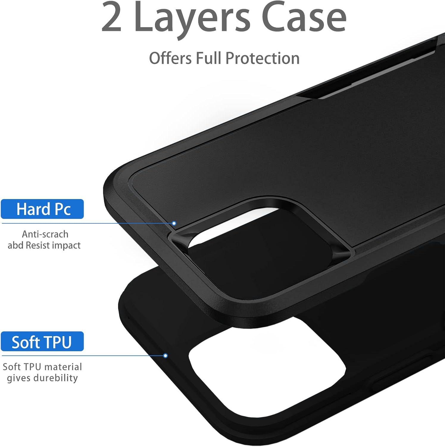 Case Cover Dual Layer Shockproof Non-Slip Armor  - ONXW161 2510-3