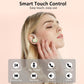 Pink Wireless Ear-hook Earphones Bluetooth Earbuds Over the Ear Headphones True Stereo Charging Case Hands-free  - ONXW267 2628-6
