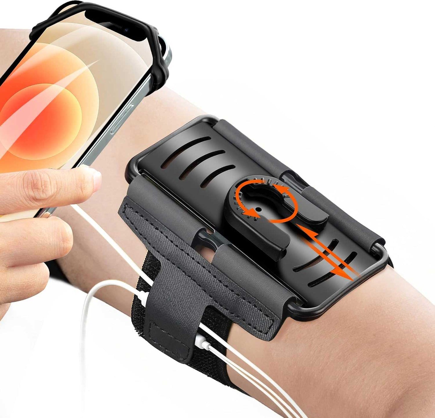 Rotatable Running Armband Detachable 360-degree Rotating Gym Workout Exercising Walking  - ONXW200 2550-1