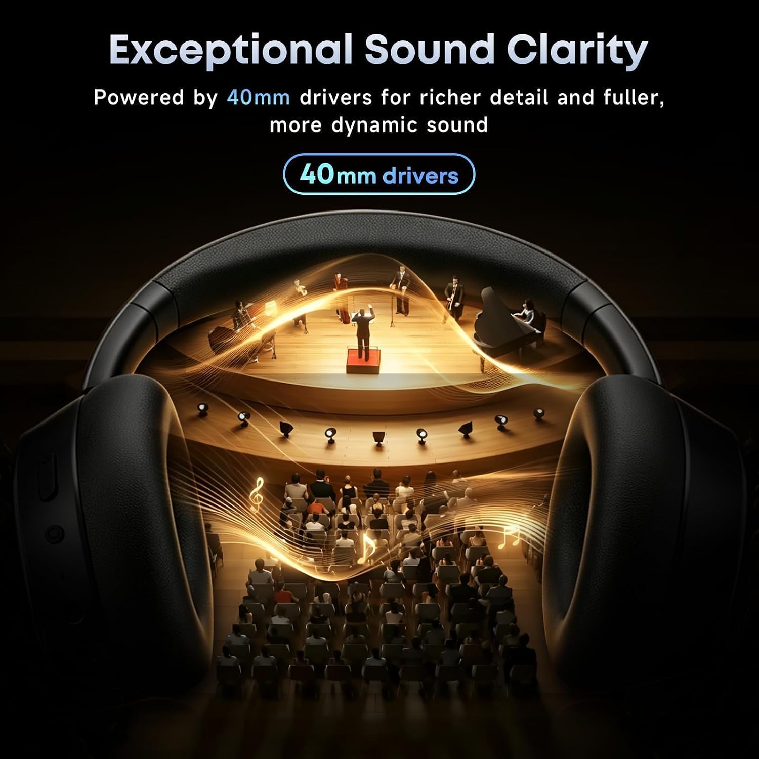 Wireless Headphones Foldable Headset w Mic Earphones Earbuds  - ONXW139 2488-6
