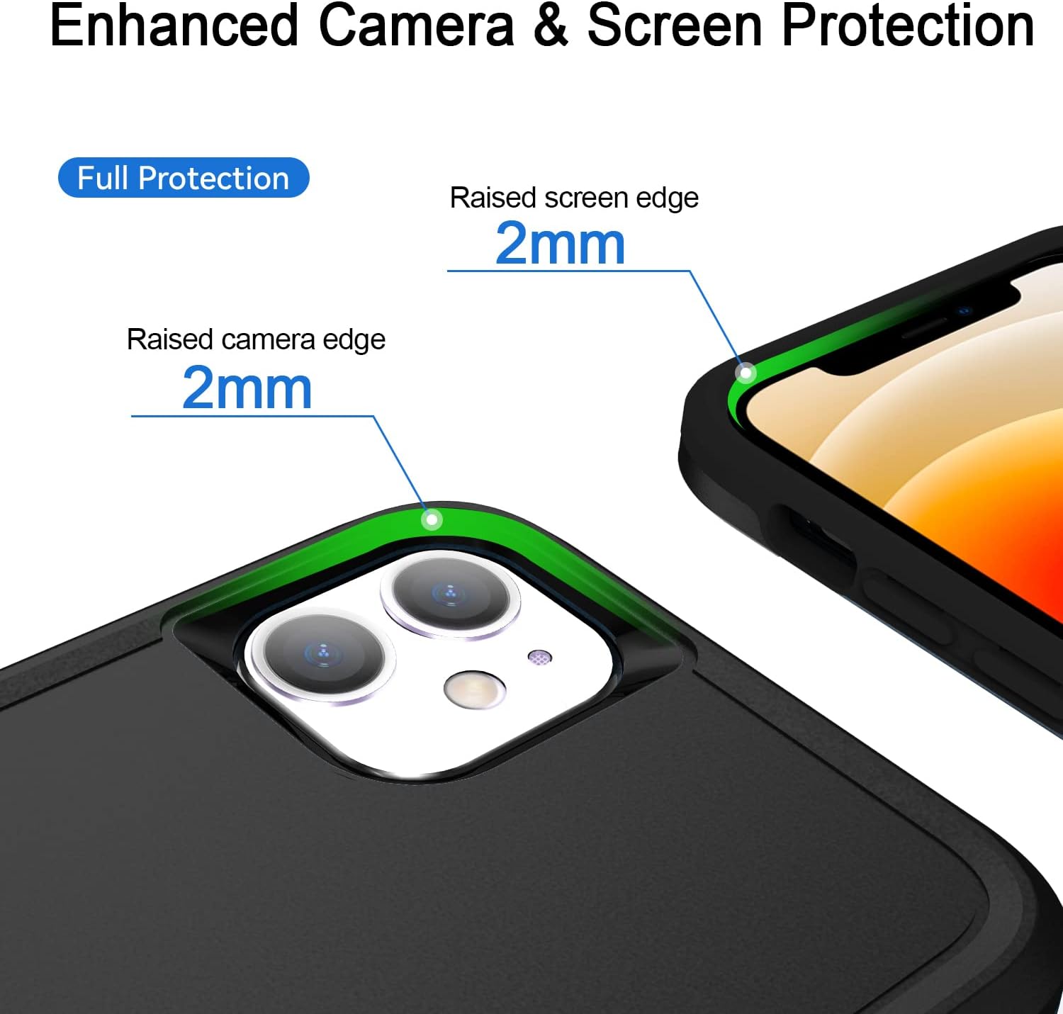 Case Cover Dual Layer Shockproof Non-Slip Armor  - ONXW165 2514-3