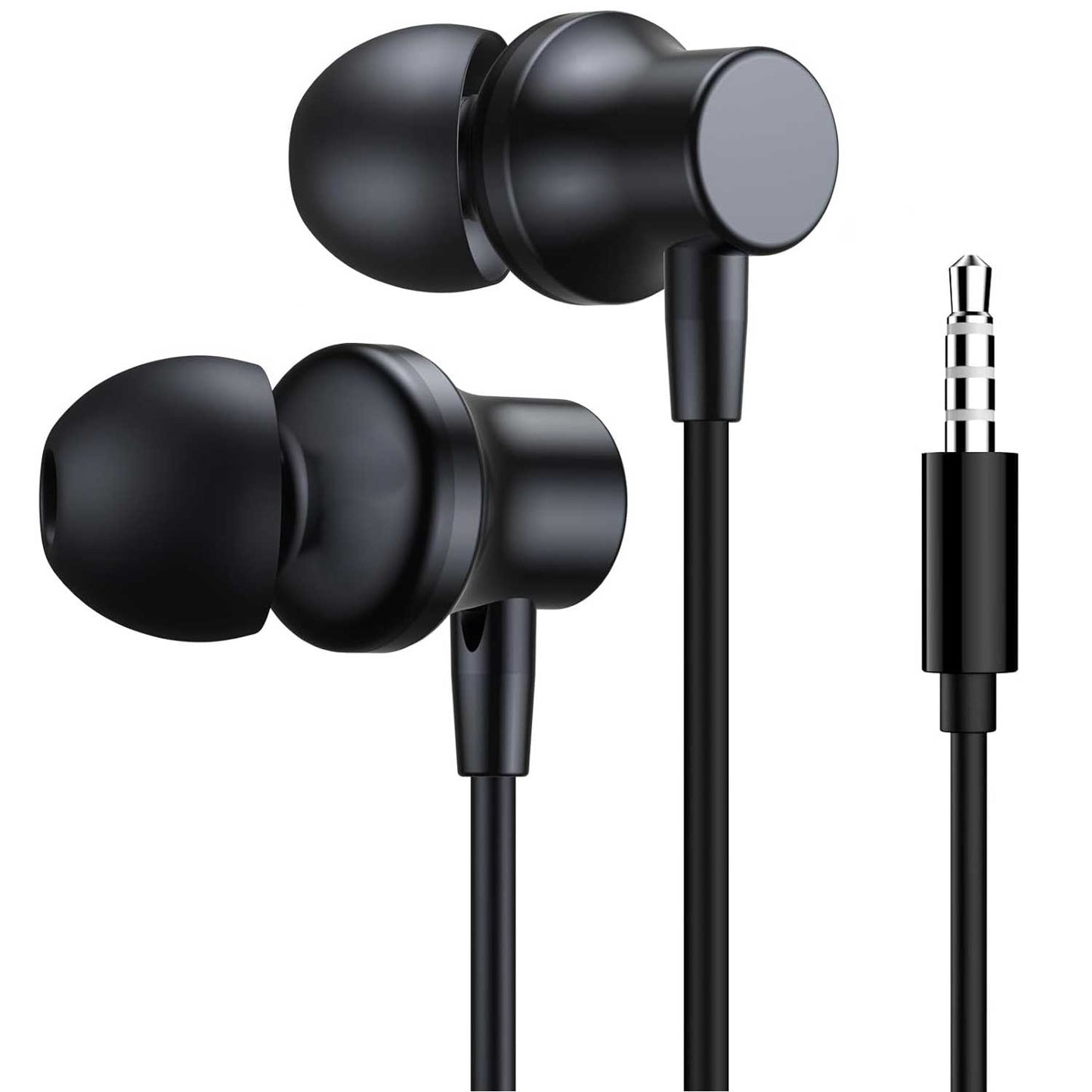 Retractable Earphones Headphones Hands-free  Earbuds 3.5mm w Mic Headset  - OND51 2328-2