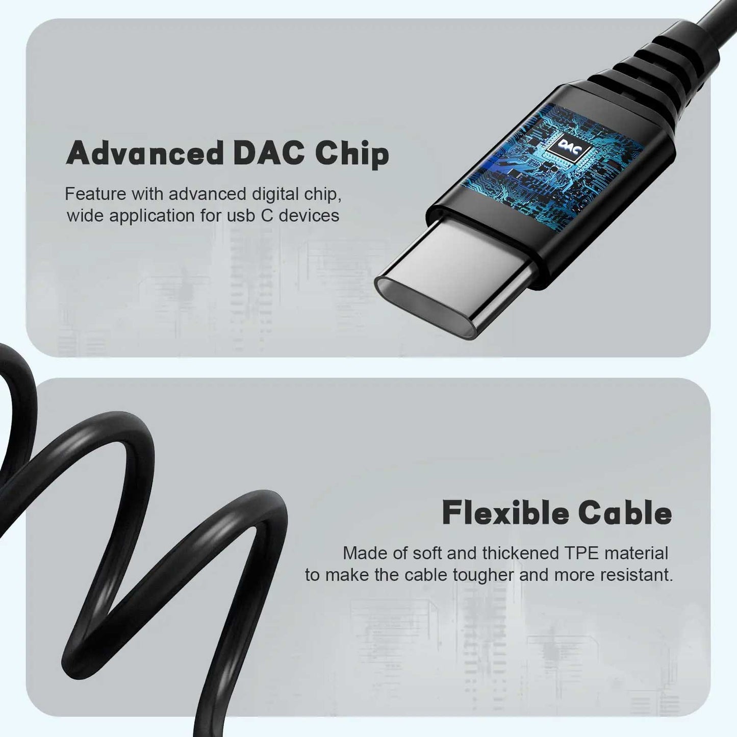 USB-C Retractable Earphones Headphones Hands-free Earbuds TYPE-C w Mic Headset  - ONC63 2329-3