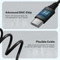 USB-C Retractable Earphones Headphones Hands-free Earbuds TYPE-C w Mic Headset  - ONC63 2329-3