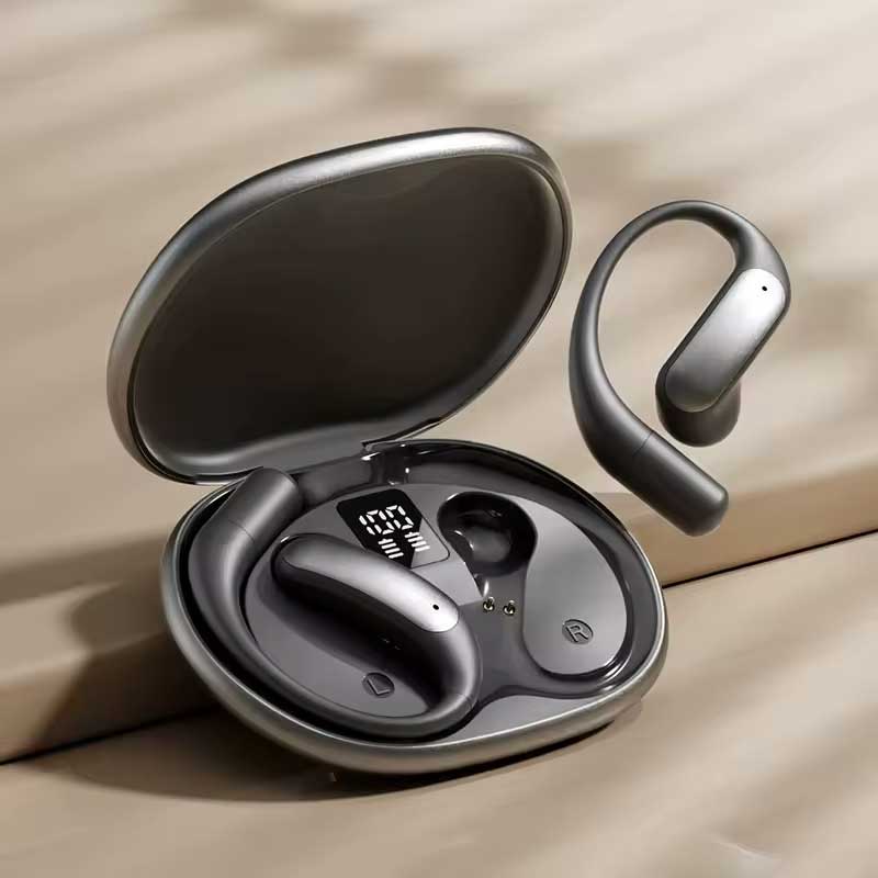 Wireless Ear-hook OWS Earphones  Bluetooth Earbuds Over the Ear Headphones True Stereo Charging Case Hands-free Mic   - ONF25 2331-2