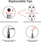 5 Pcs Stylus Touch Screen Pen Silicone Tip Lightweight Alloy Black/White/Rose Gold/Blue/Silver  - ONXW265 2626-5